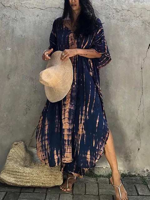 Aria Tie Dye Maxi Dress – Effortless Boho Flow