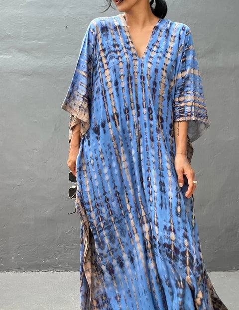 Aria Tie Dye Maxi Dress – Effortless Boho Flow