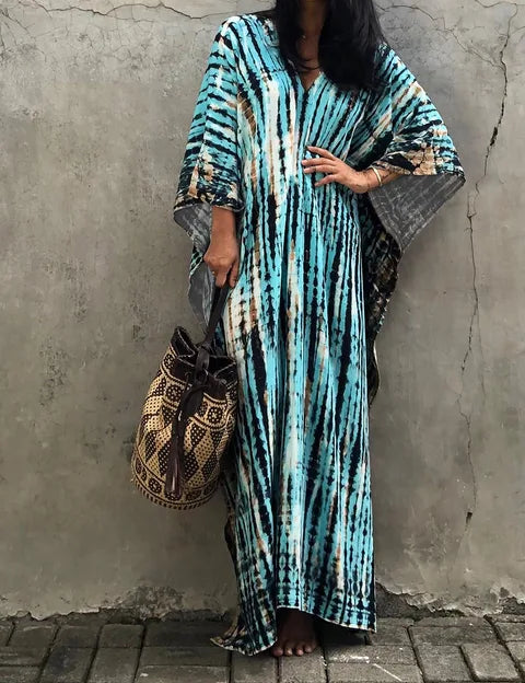 Aria Tie Dye Maxi Dress – Effortless Boho Flow