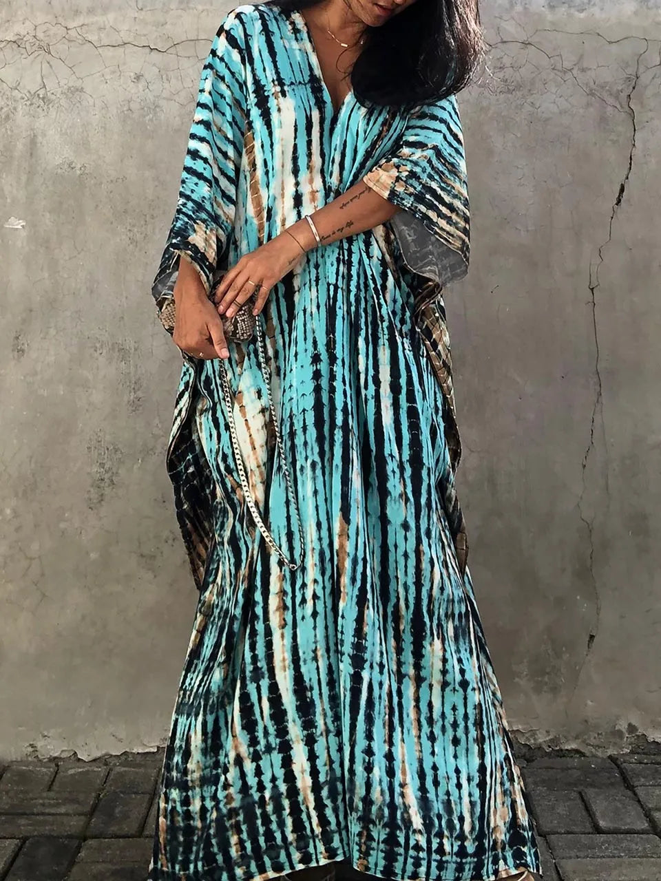 Aria Tie Dye Maxi Dress – Effortless Boho Flow