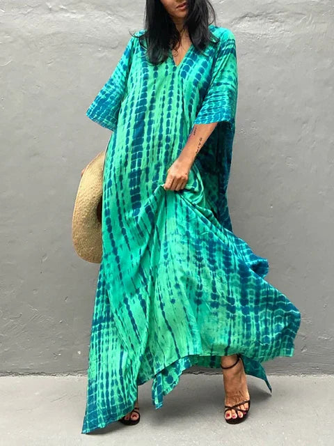Aria Tie Dye Maxi Dress – Effortless Boho Flow