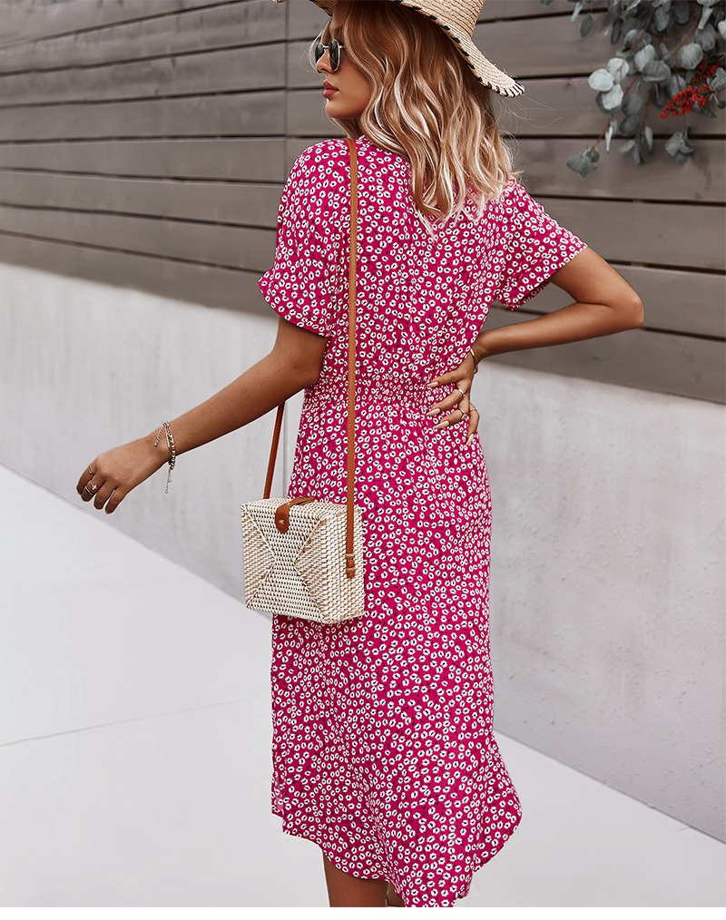Alina Printed Midi Dress – Effortless Summer Ease
