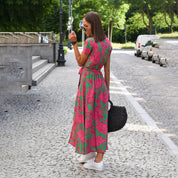 Amara Floral Wrap Maxi Dress – Effortless Summer Elegance