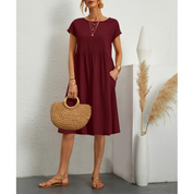 Sofia Summer Midi Dress – Effortless Warm-Weather Ease
