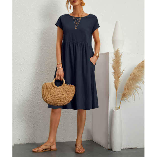 Sofia Summer Midi Dress – Effortless Warm-Weather Ease