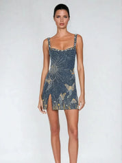 Chloe Midnight Sparkle Mini Dress