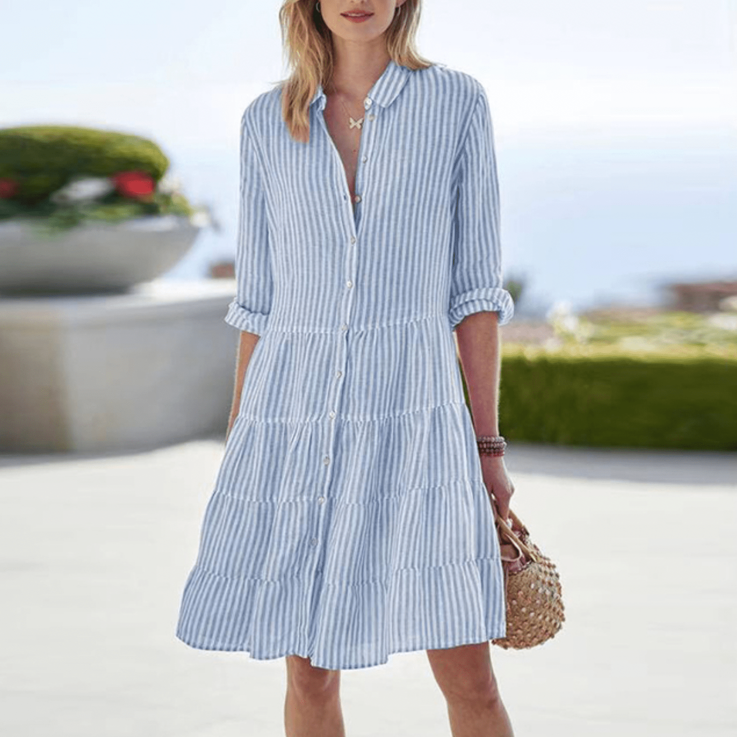 Charlotte Striped Summer Dress