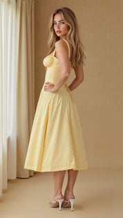 Alessia – Corset Midi Dress