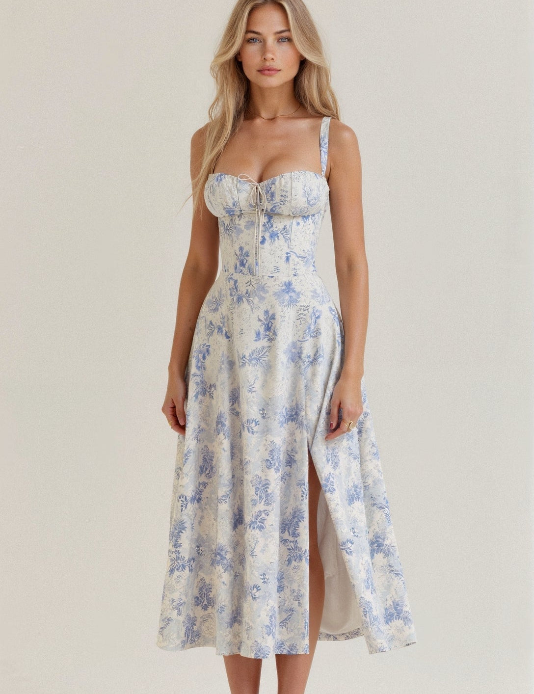 Alessia – Corset Midi Dress