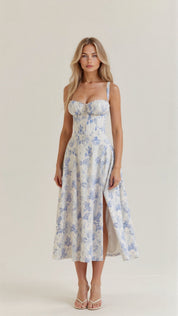 Alessia – Corset Midi Dress