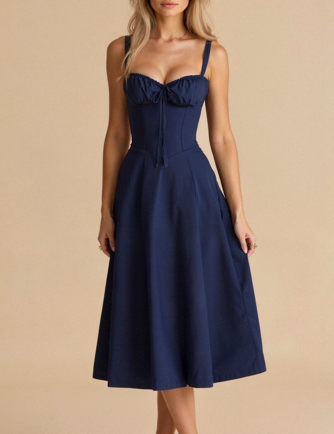 Alessia – Corset Midi Dress