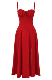 Alessia – Corset Midi Dress