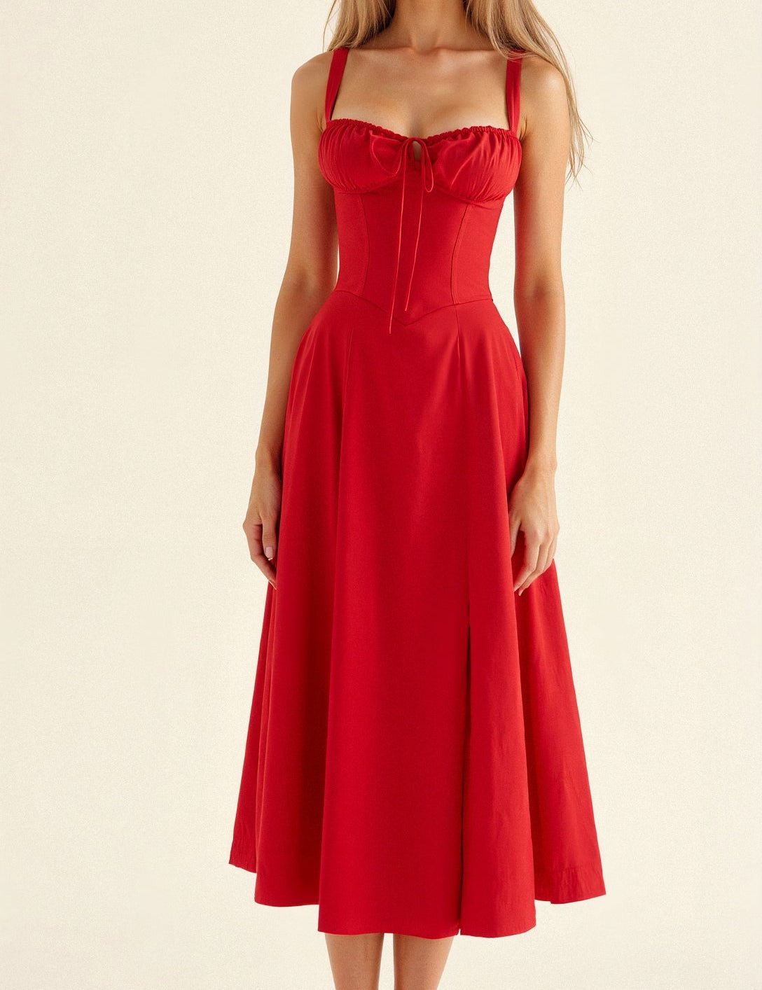 Alessia – Corset Midi Dress