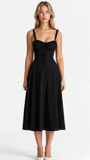 Alessia – Corset Midi Dress