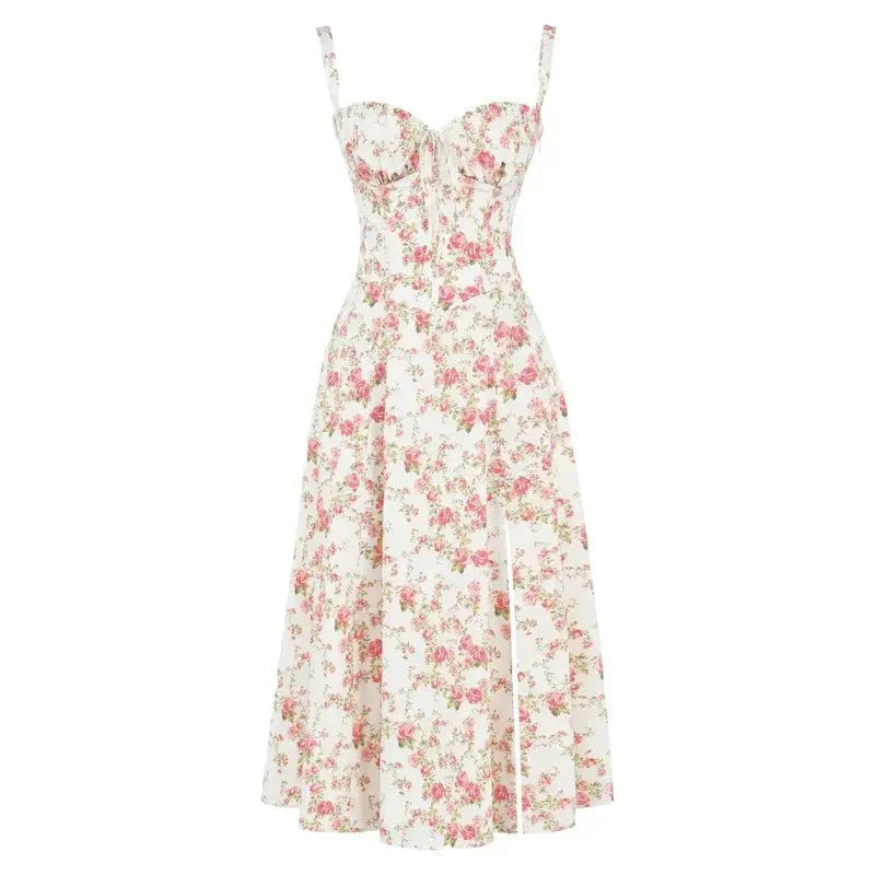 Alessia – Corset Midi Dress