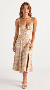 Alessia – Corset Midi Dress