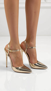 Ashley ankle Strap Stiletto Pumps