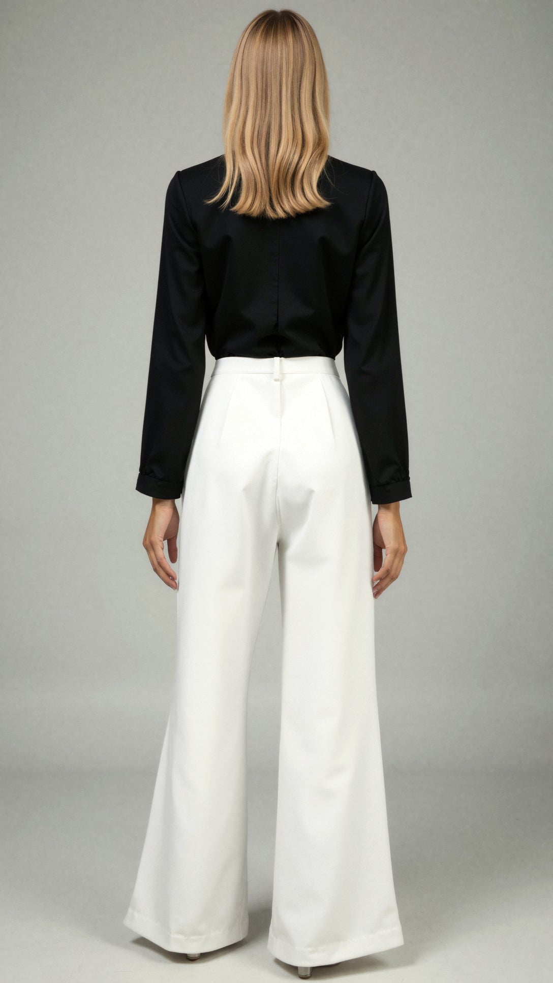 Claudine – High Waist Straight Leg Trousers
