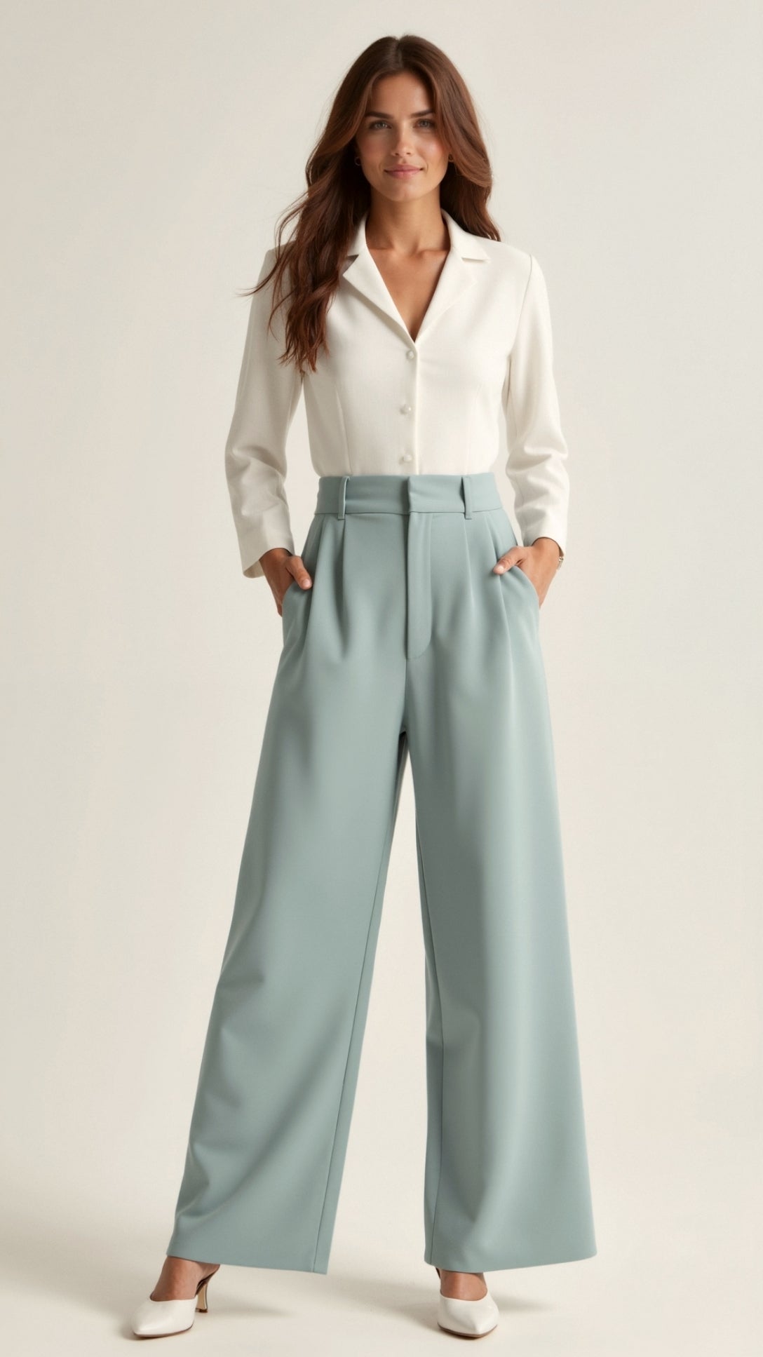 Thea – Wide-Leg Trousers