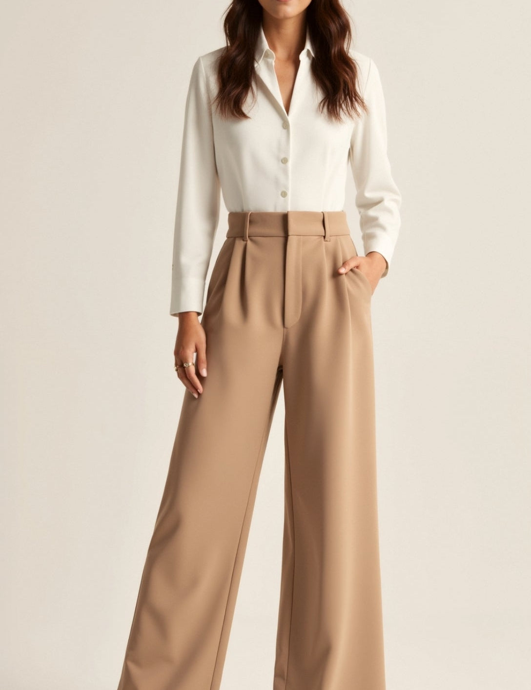 Thea – Wide-Leg Trousers