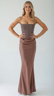 Serena – Corset Maxi Dress