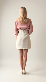 Stella – White Mini Skirt