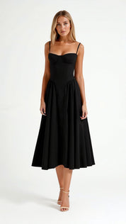 Camille – Corset Midi Dress