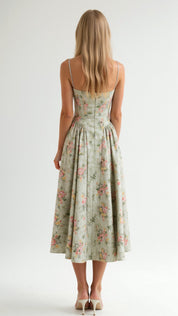 Camille – Corset Midi Dress