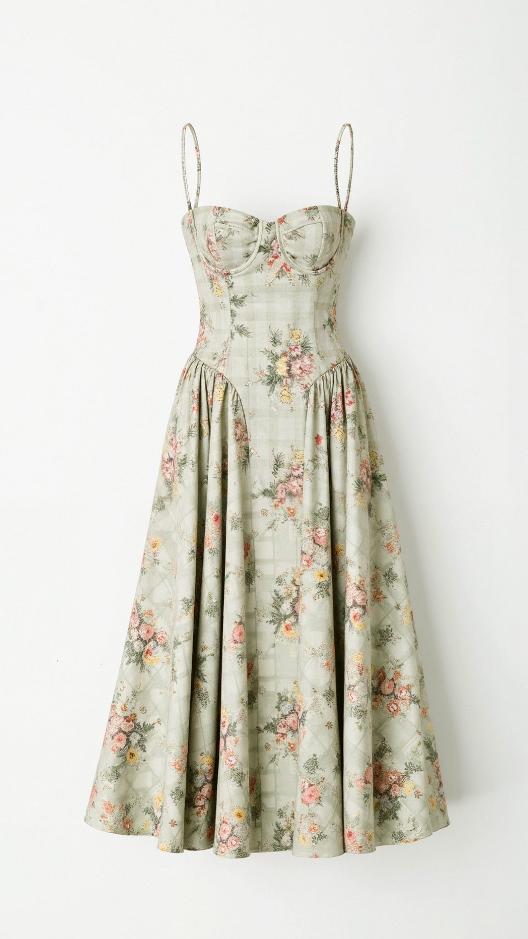 Camille – Corset Midi Dress
