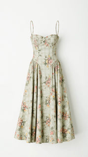 Camille – Corset Midi Dress
