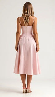 Camille – Corset Midi Dress