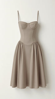 Camille – Corset Midi Dress
