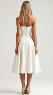 Camille – Corset Midi Dress