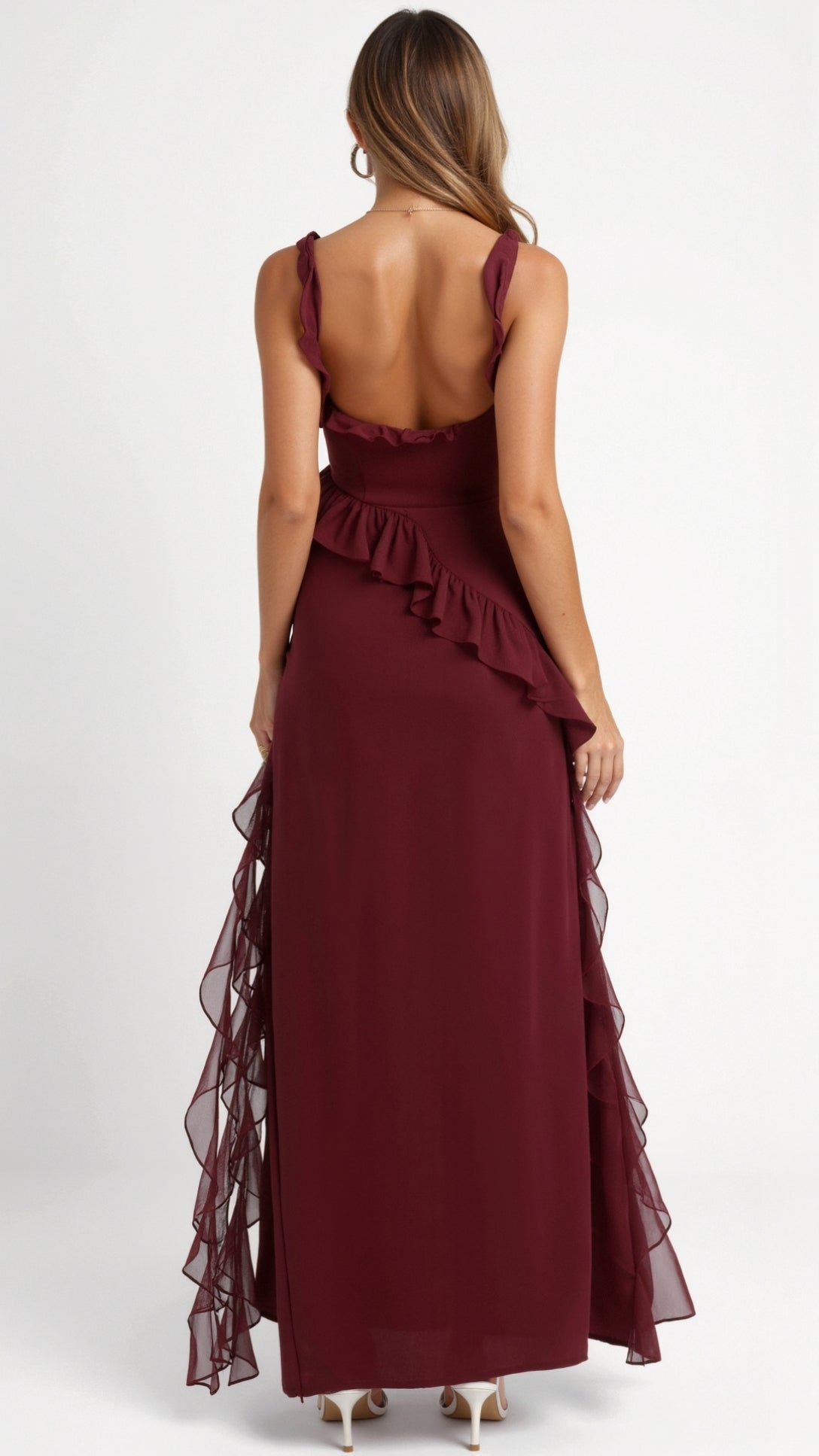 Susan – Ruffled Maxi Dress