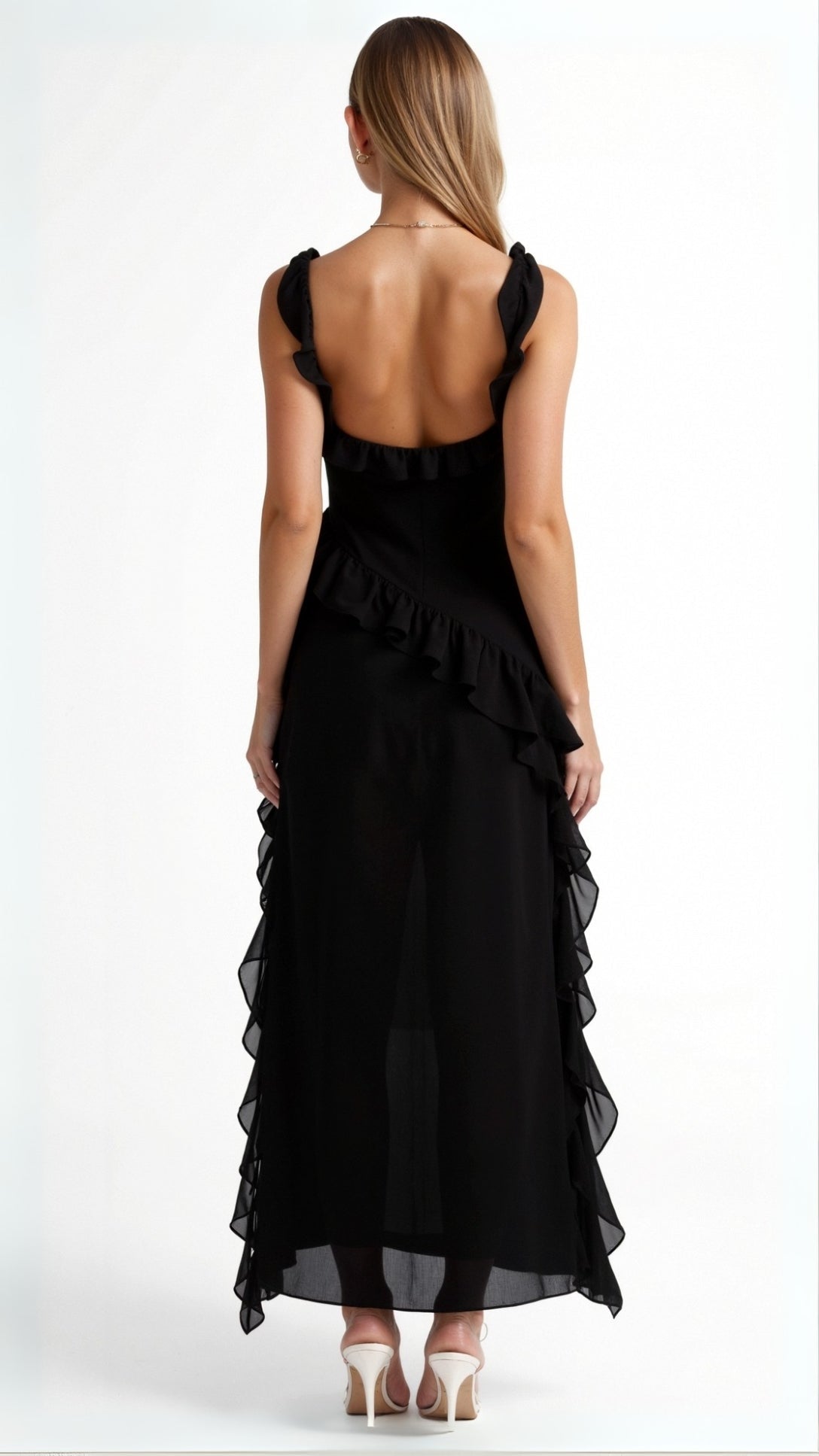 Susan – Ruffled Maxi Dress
