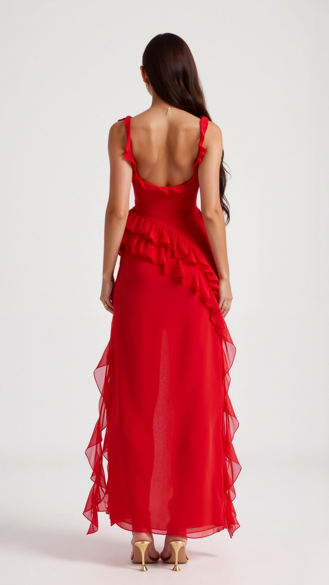 Susan – Ruffled Maxi Dress