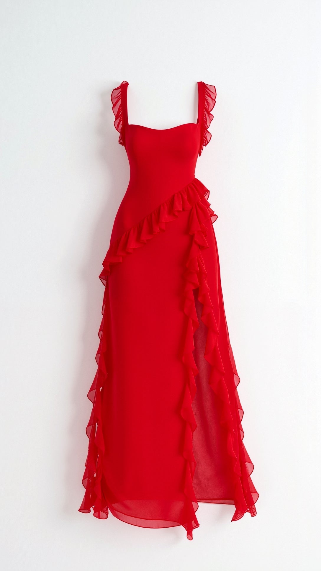 Susan – Ruffled Maxi Dress
