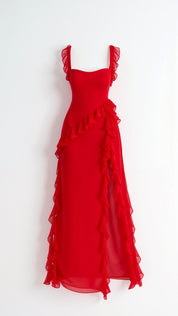 Susan – Ruffled Maxi Dress