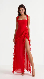 Susan – Ruffled Maxi Dress