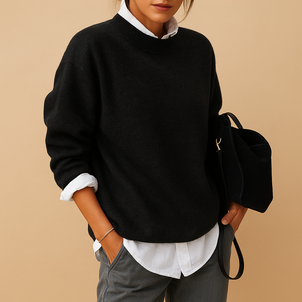 Isla Tailored Wool Knit Jumper