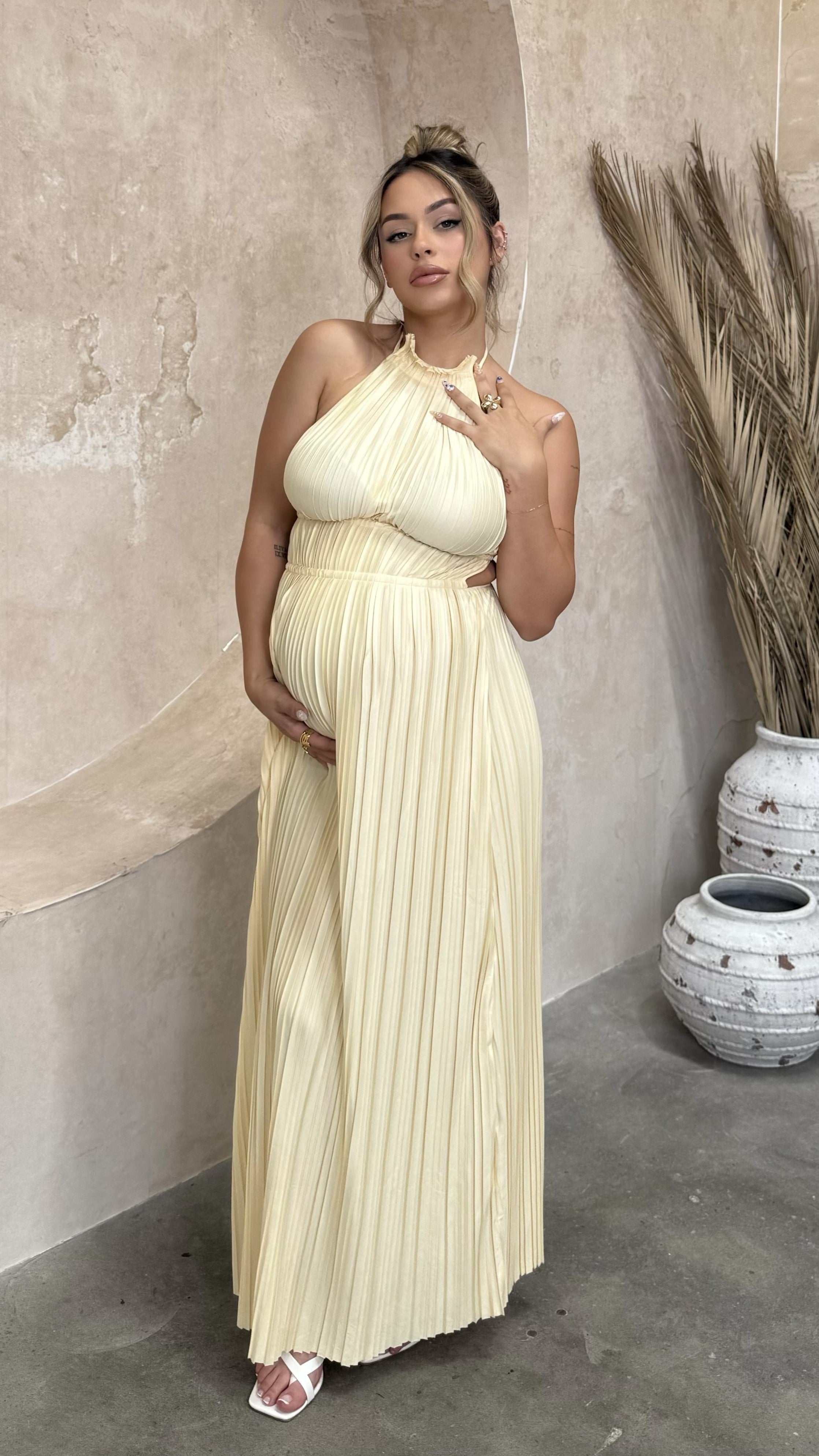 Olivia Maxi Dress - Yellow